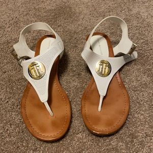 Tommy Hilfiger white sandals